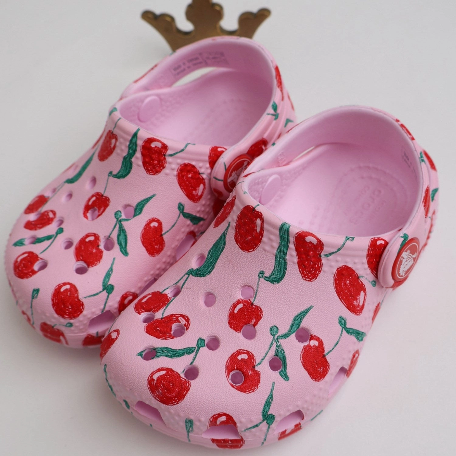 Derbies Crocs Pink Milk Classic Fresh Fruits Clog
