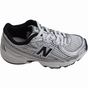Derbies New Balance Silver Metallic 740 Kids Bungee Lace Sneakers Vintage shoes