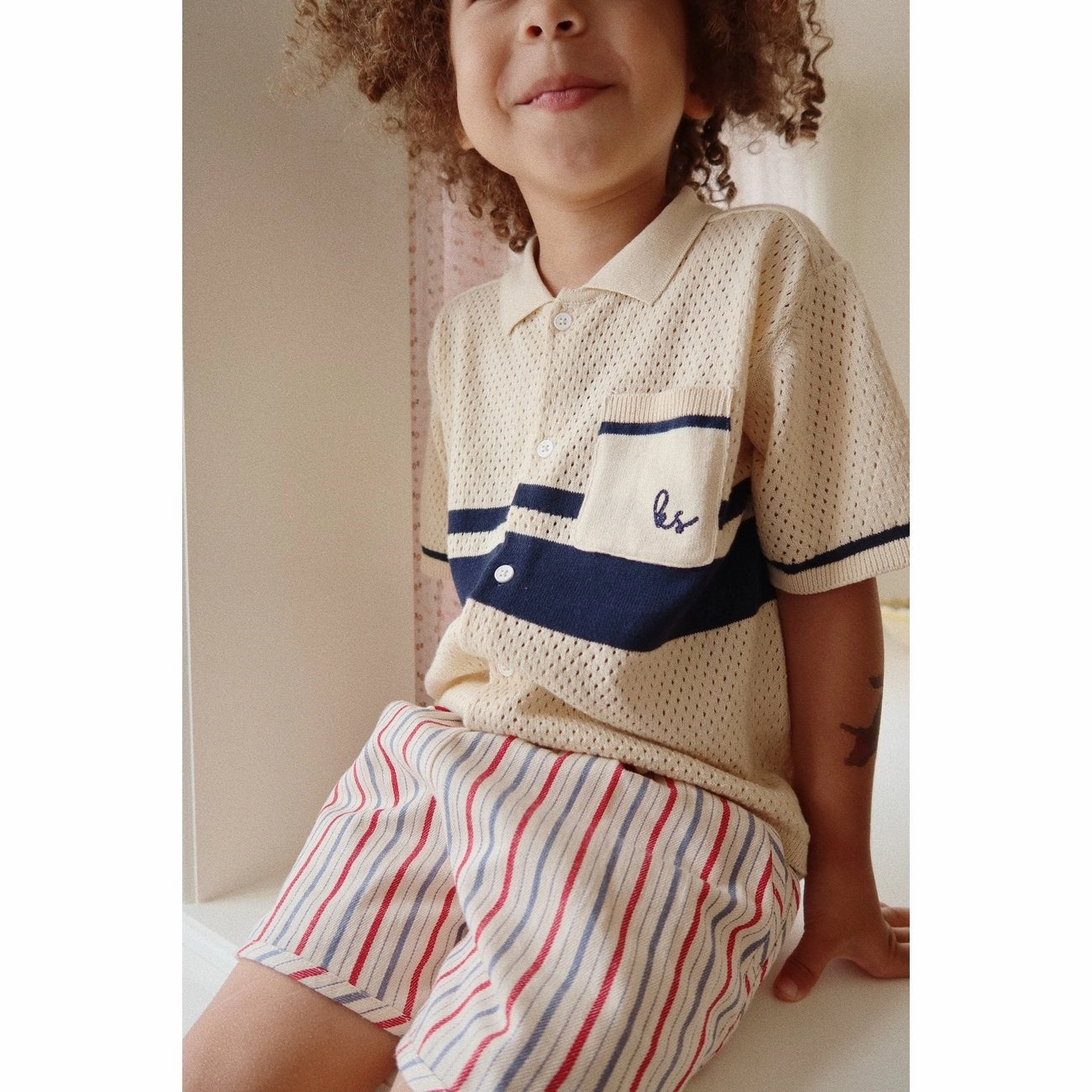 Design Konges Sljd Antique Stripe Marlon Shorts