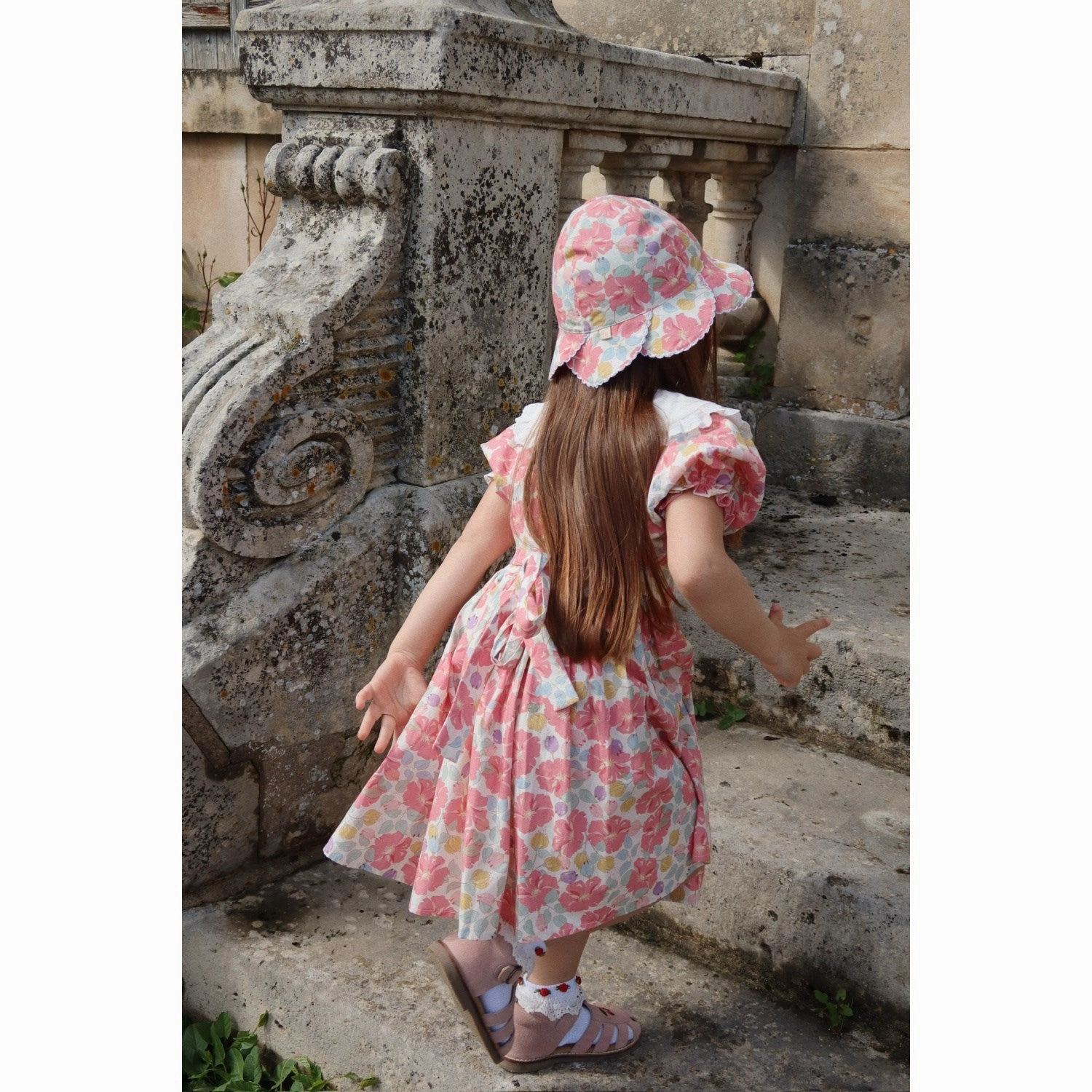Design Konges Sljd Fleur Anglaise Coeur Collar Dress Gots