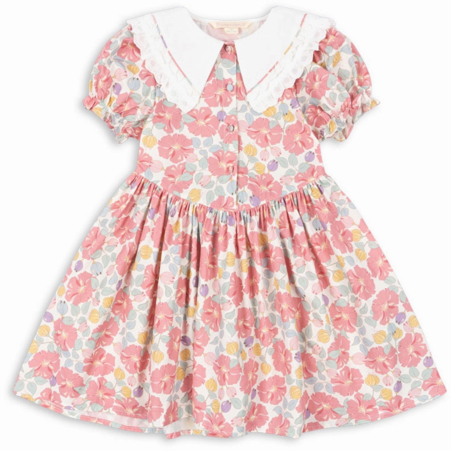 Design Konges Sljd Fleur Anglaise Coeur Collar Dress Gots Slim