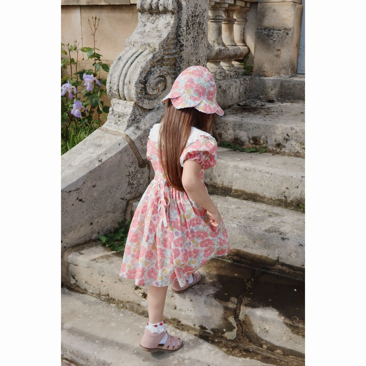 Design Konges Sljd Fleur Anglaise Coeur Collar Dress Gots
