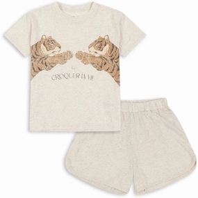 Design Konges Sljd Off White Melange Famo Set Durable