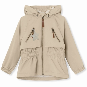 Design MINI A TURE ALGEA Spring Jacket w/Fleece Lining Sesame Texture