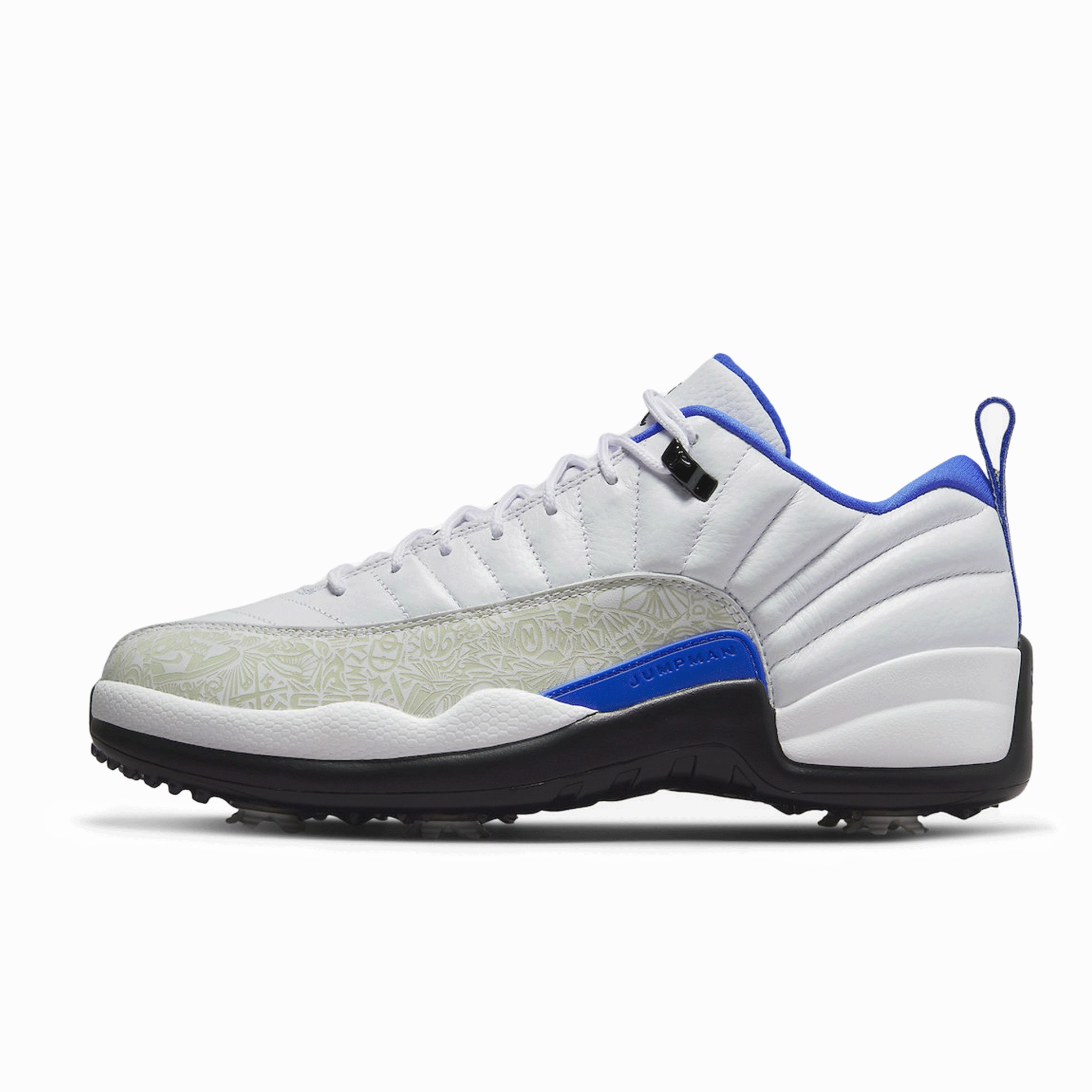 Designer apparel Jordan 12 Retro Low Golf NRG P22 Laser Game Royal Timeless design