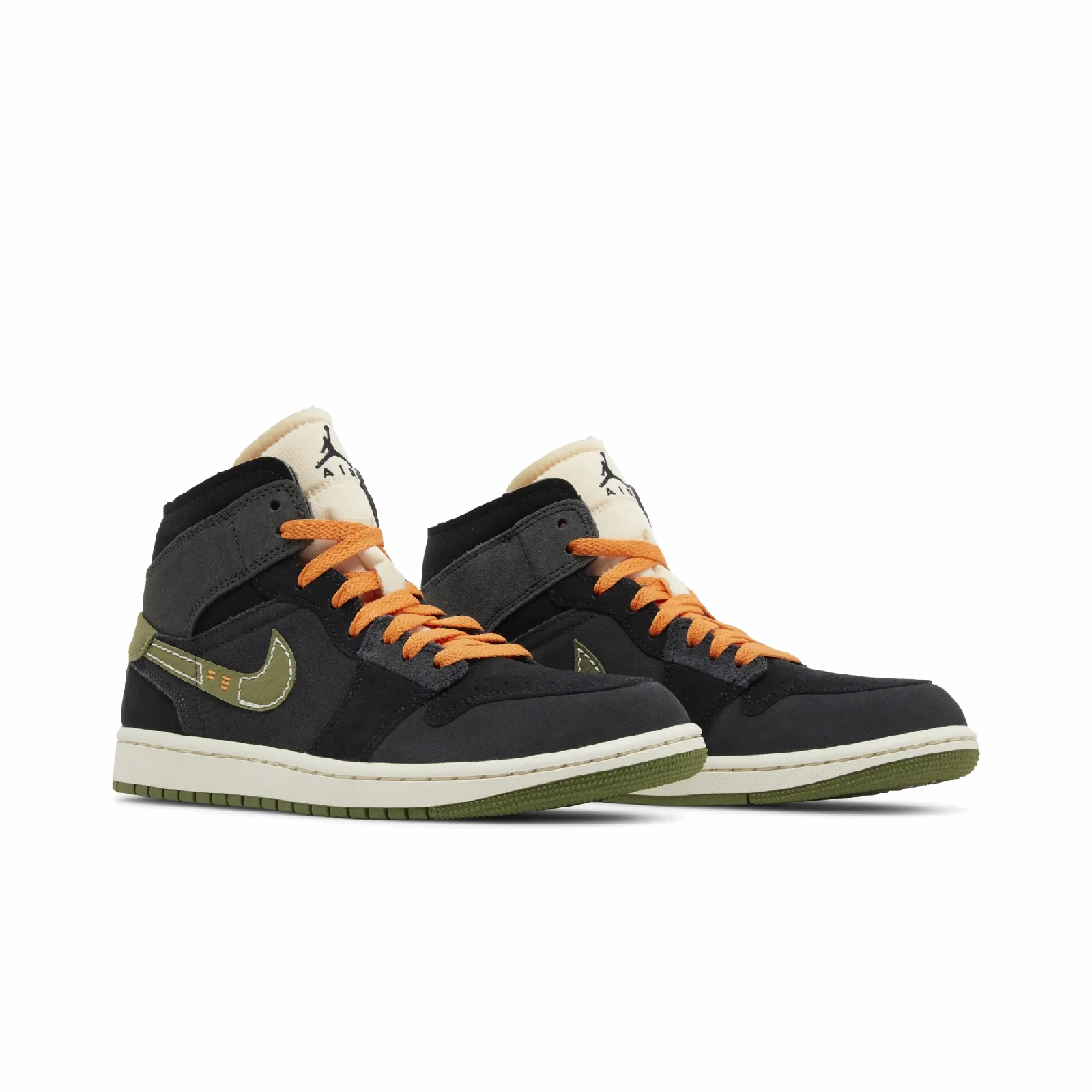 Designer craftsmanship Jordan 1 Mid SE Craft Anthracite Light Olive