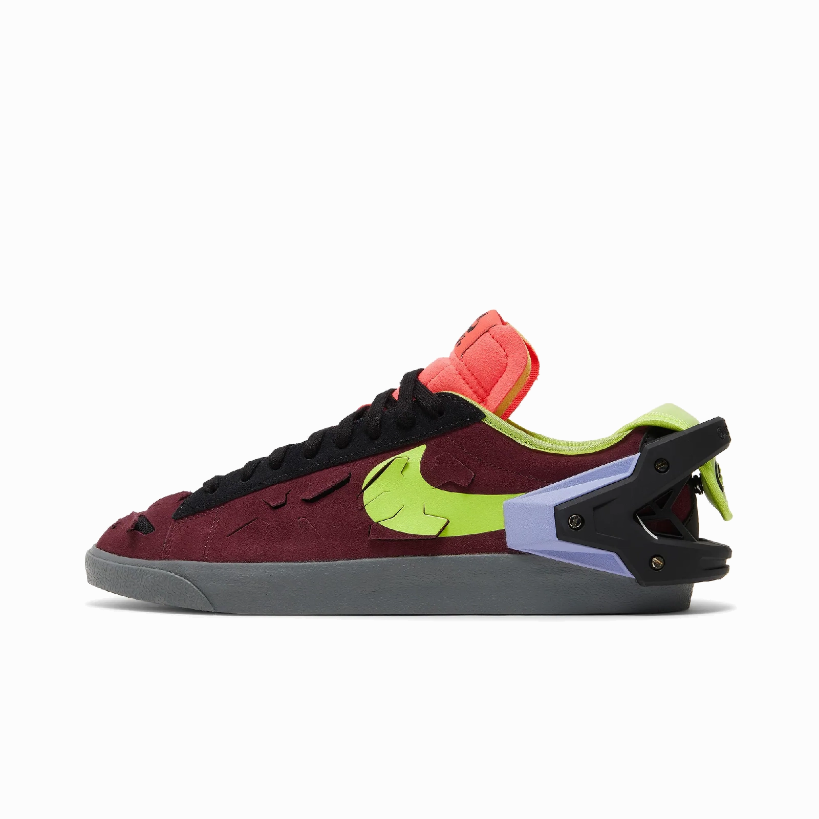 Designer finish Nike Blazer Low Acronym Night Maroon Handcrafted excellence