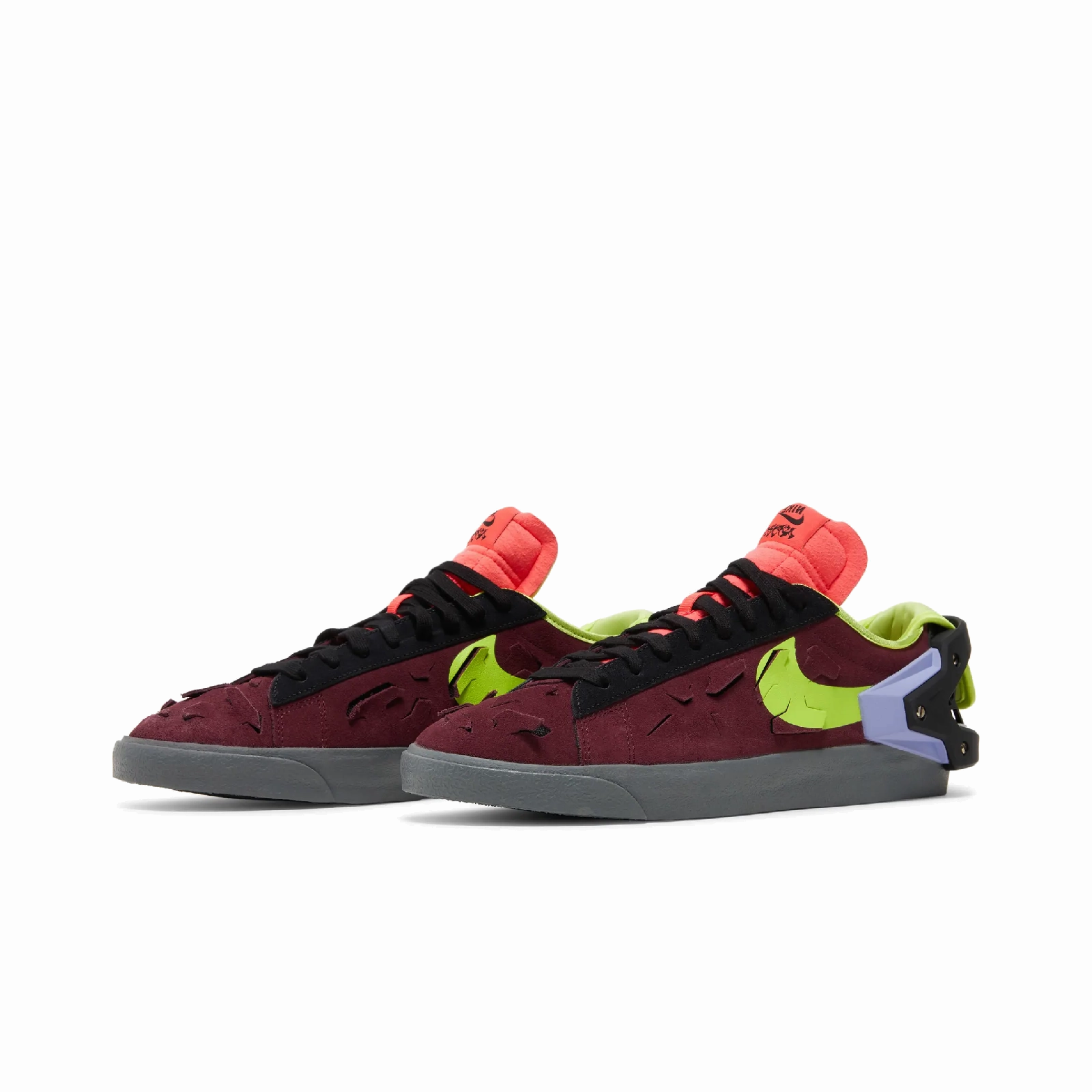 Designer finish Nike Blazer Low Acronym Night Maroon