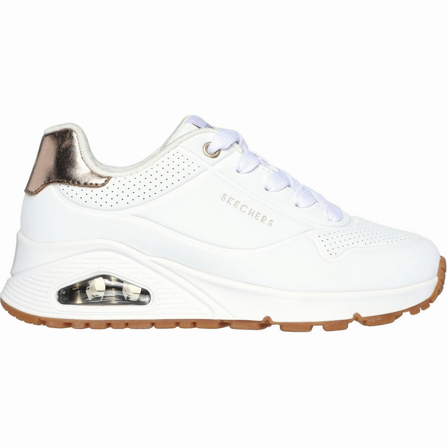 Designer shoes Skechers WHT Uno Gen1 - Shimmer Away Sneakers