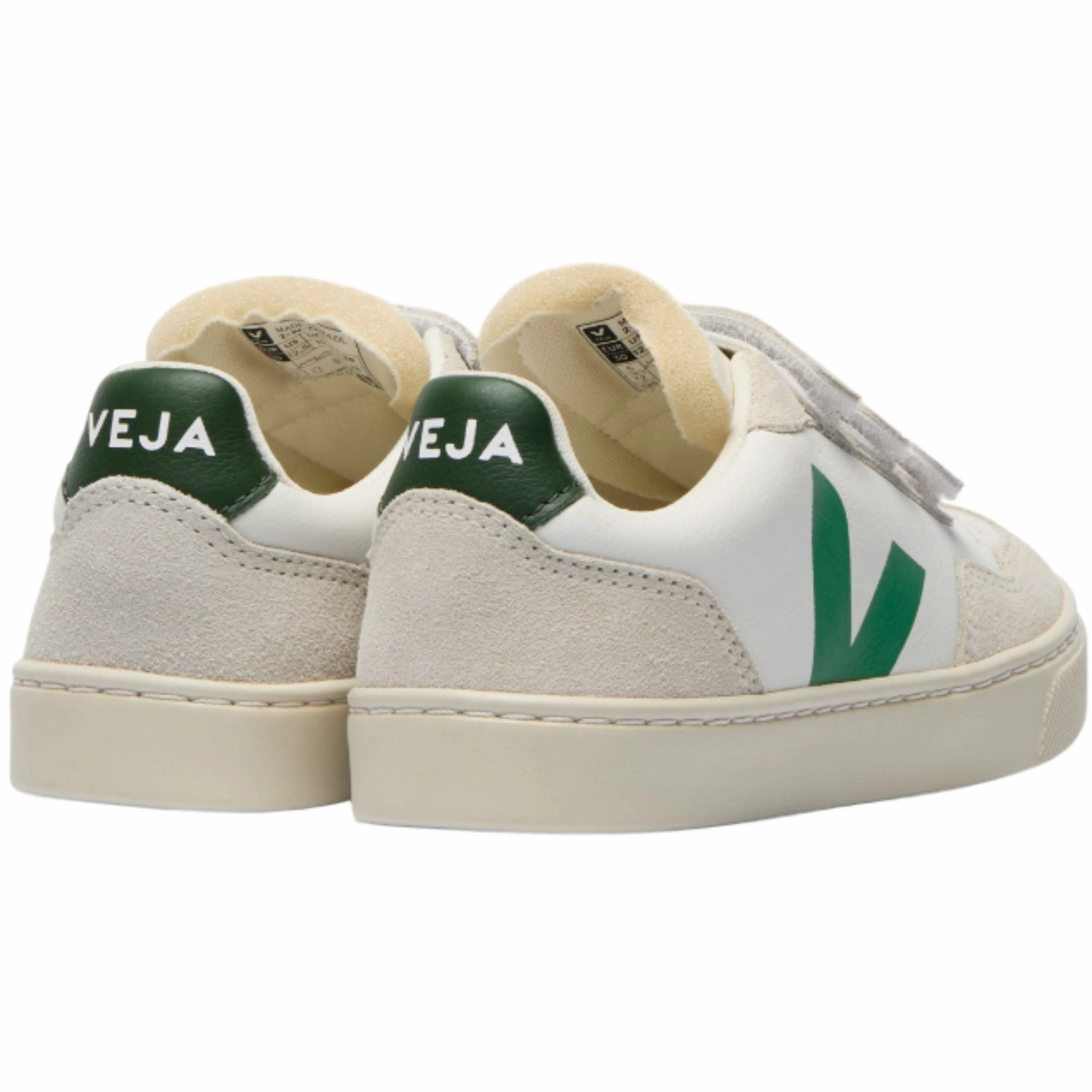 Designer shoes Veja Extra White Emeraude Small V-90 Sneakers