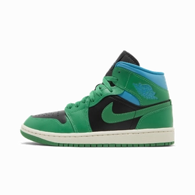 Designer signature Jordan 1 Mid Lucky Green Aquatone (Women's) Bespoke tailoring