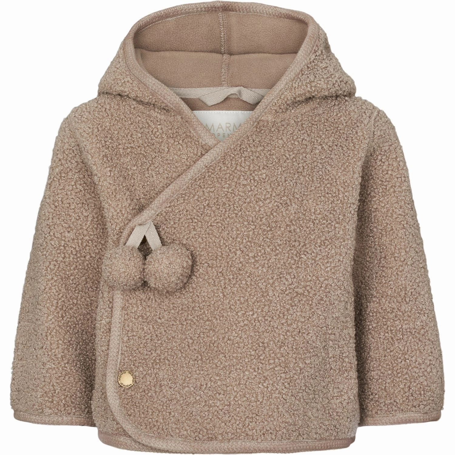 Desirable MarMar Bonded Teddy Sandy Shores Jojo Fleece Jacket Zipper