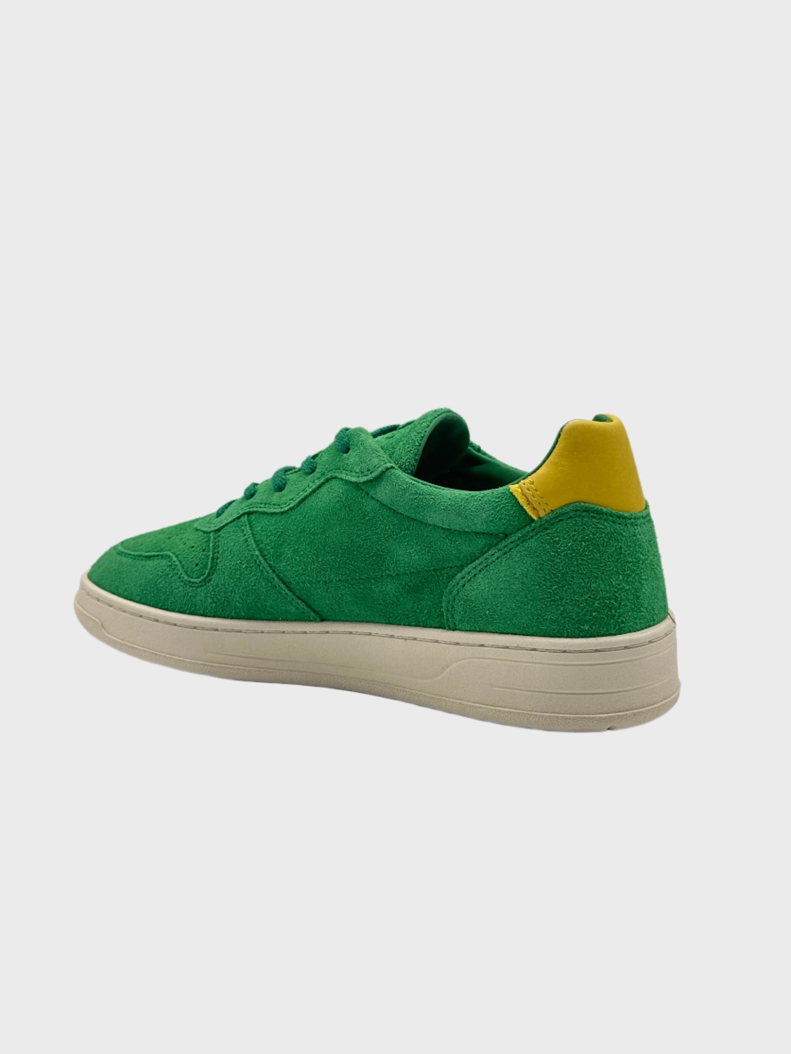 desray new arrivals ladies Sneakers Court 2.0 Colored Green In Pelle E Camoscio new top collection