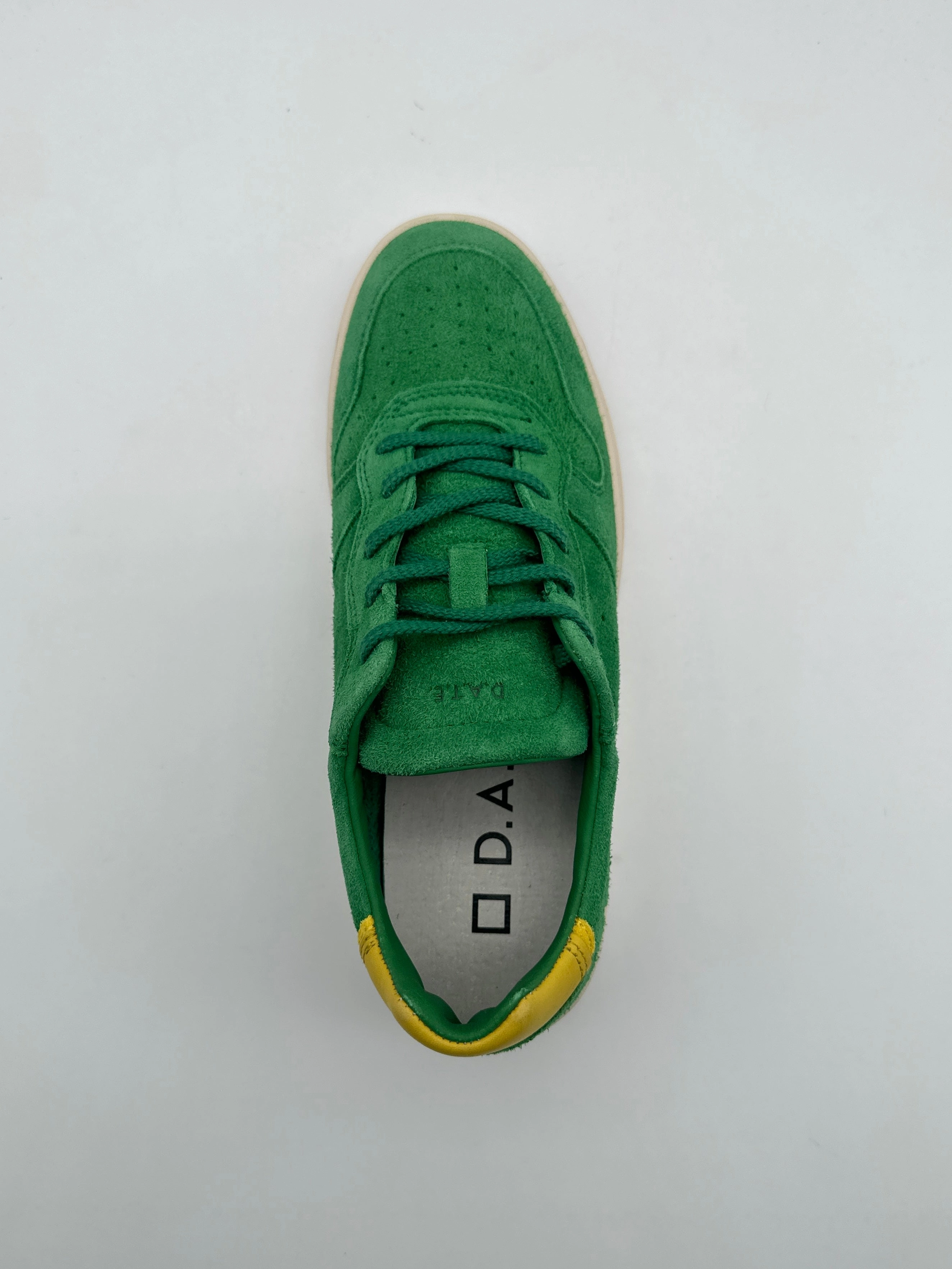 desray new arrivals ladies Sneakers Court 2.0 Colored Green In Pelle E Camoscio new top collection