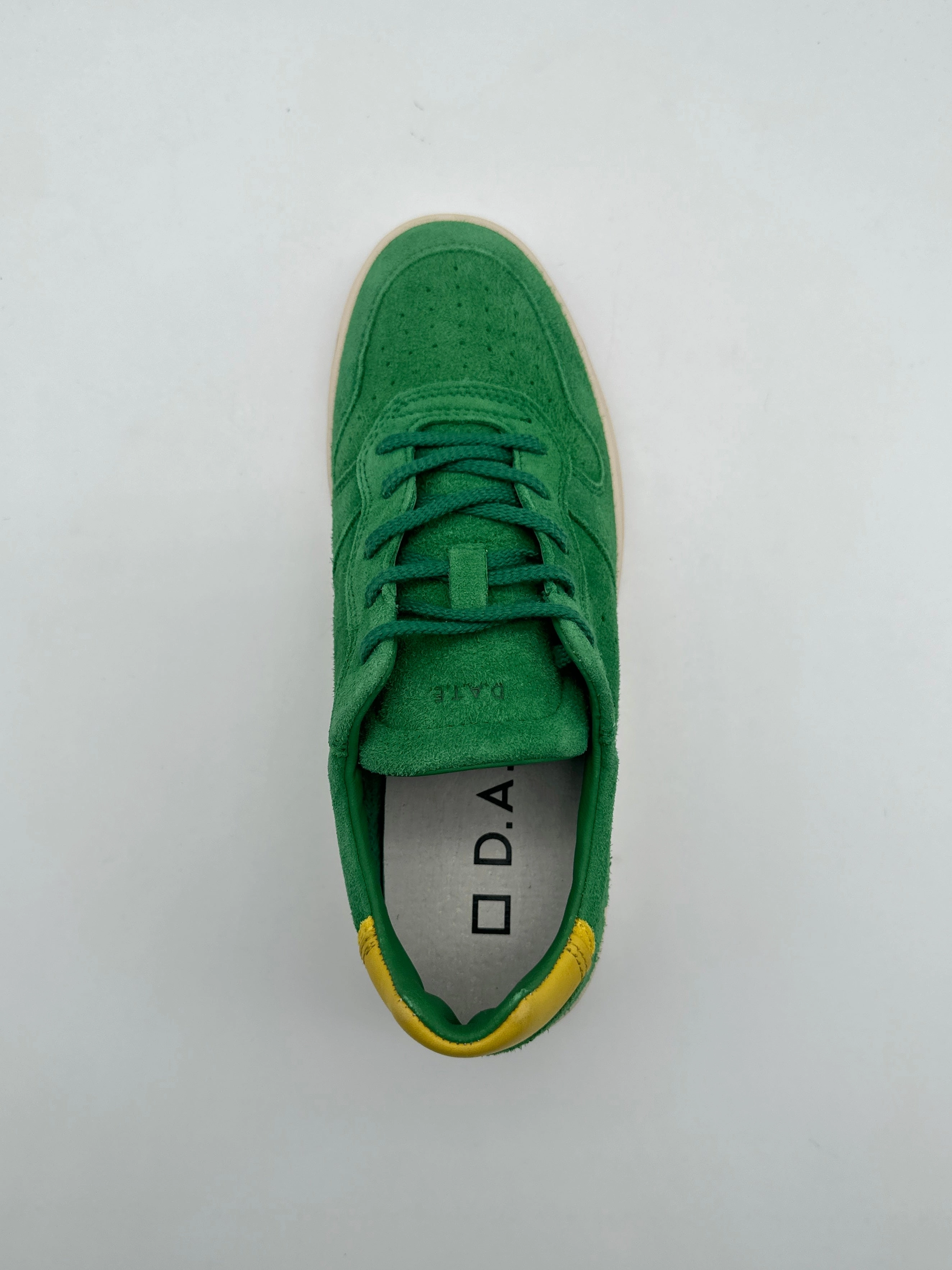 desray new arrivals ladies Sneakers Court 2.0 Colored Green In Pelle E Camoscio new top collection