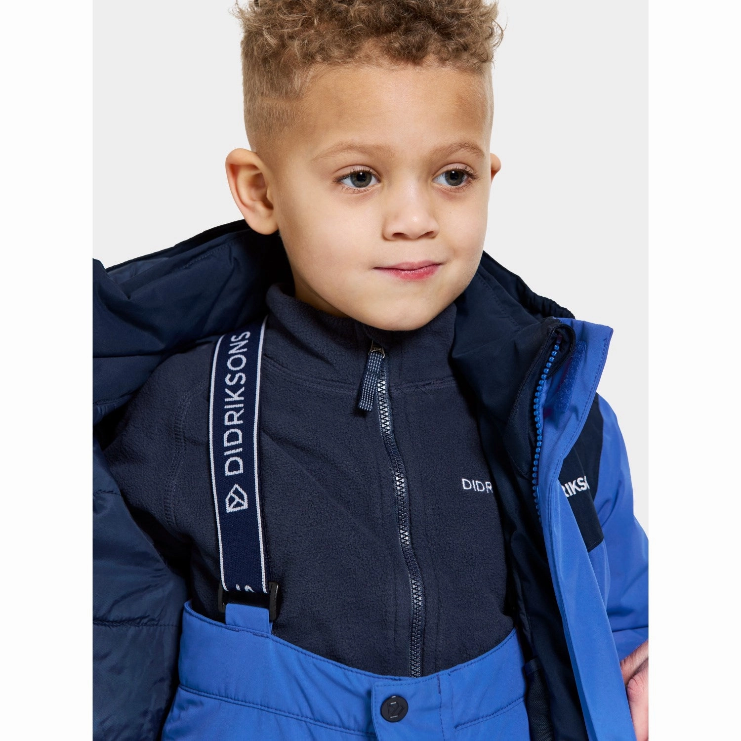 Didriksons Caribbean Blue Skare Kids Set Distinctive