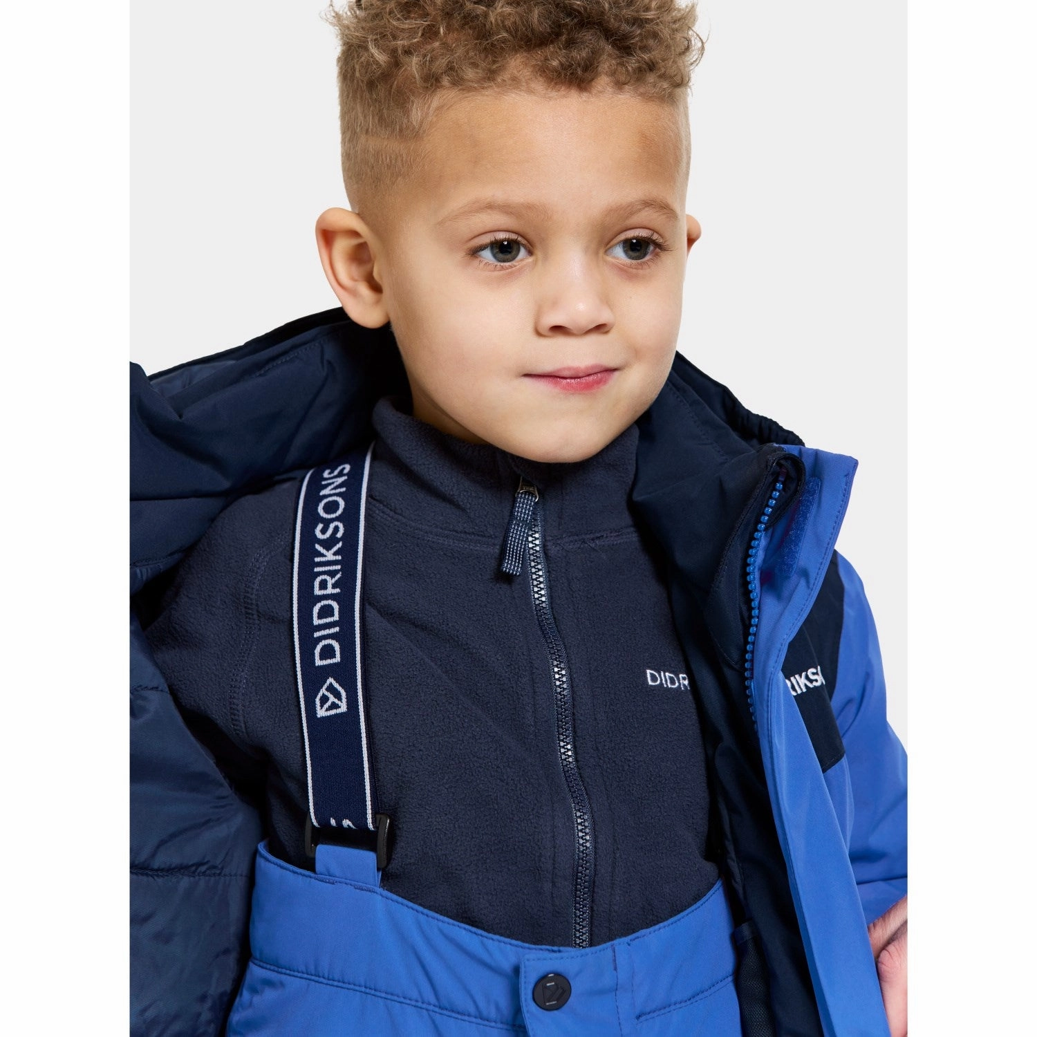 Didriksons Caribbean Blue Skare Kids Set Distinctive