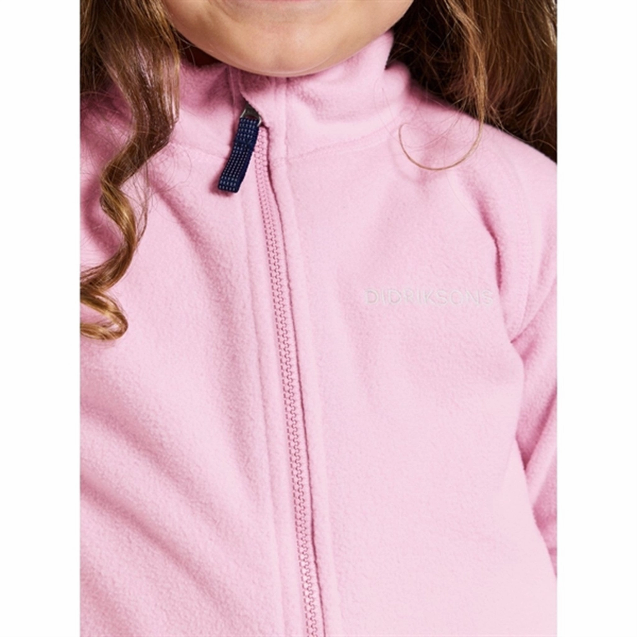 Didriksons Orchid Pink Monte Kids Fleece Cardigan Cozy