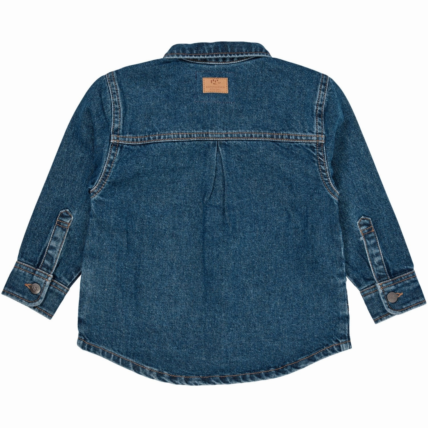 Distinctive Copenhagen Colors Indigo Blue Washed Organic Jeans Jacket