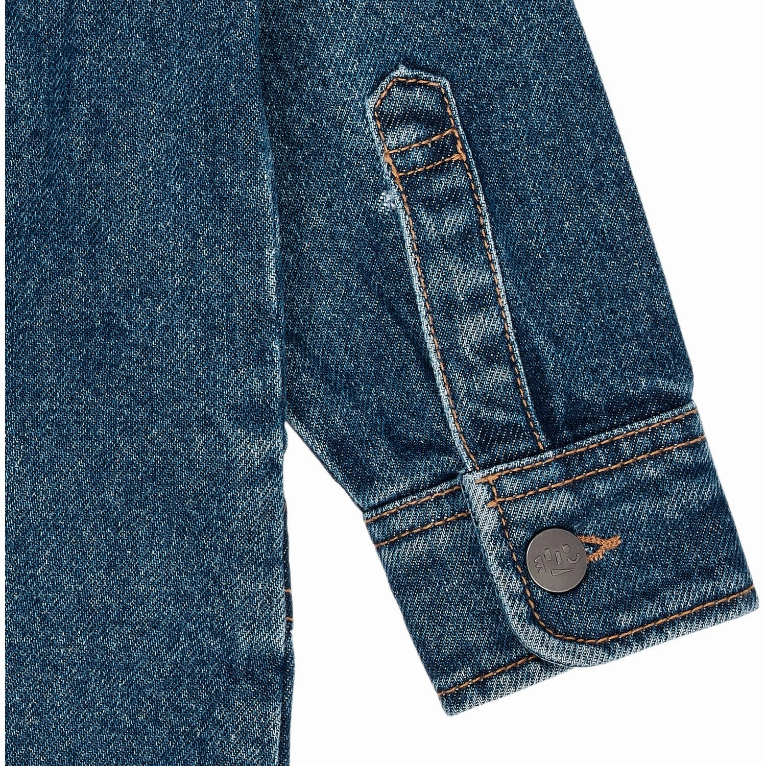 Distinctive Copenhagen Colors Indigo Blue Washed Organic Jeans Jacket