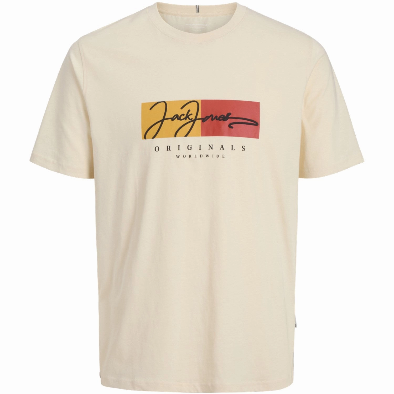 Jack & Jones Junior Antique White Frederiksberg Boxscript T-Shirt Noble Opulent
