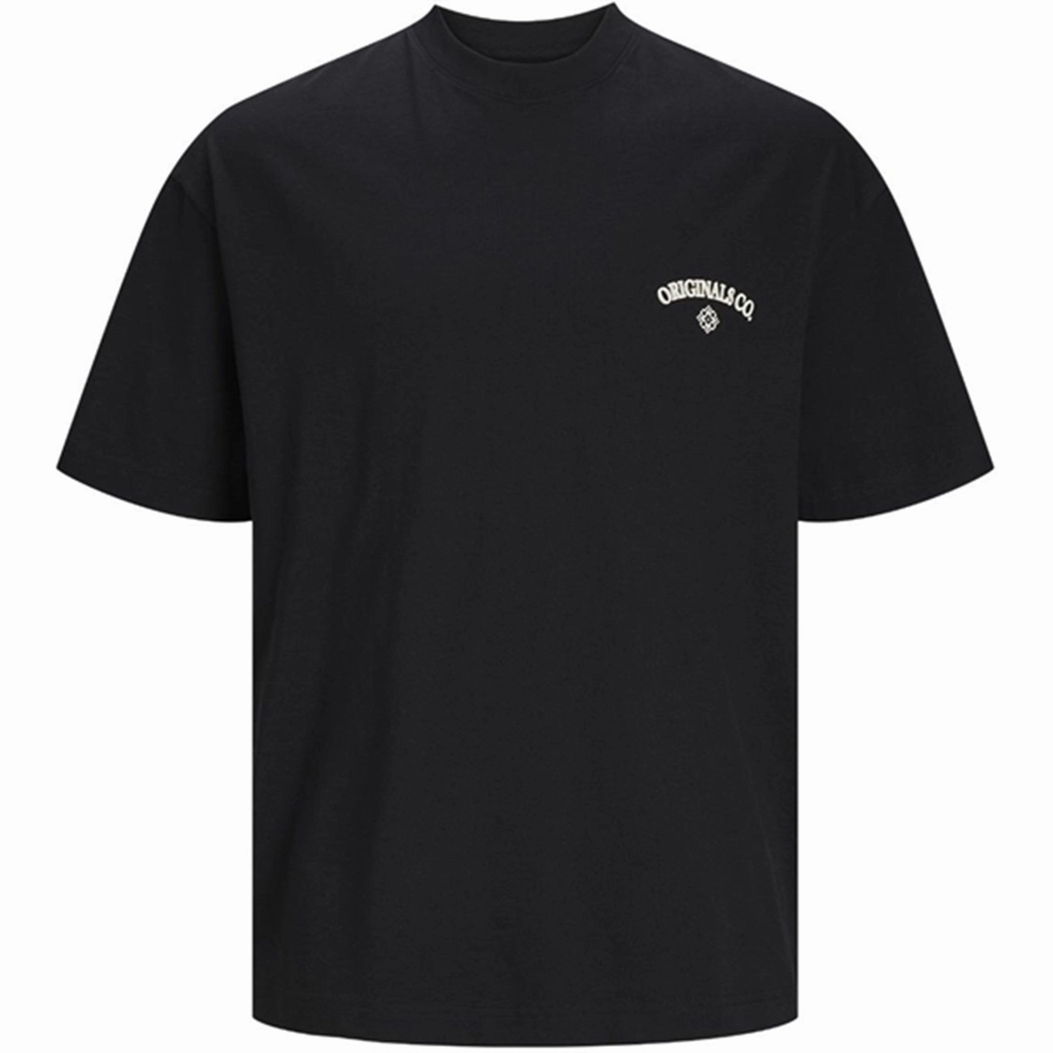 Jack & Jones Junior Black Jorsantorini Back T-Shirt Contemporary Trailblazer