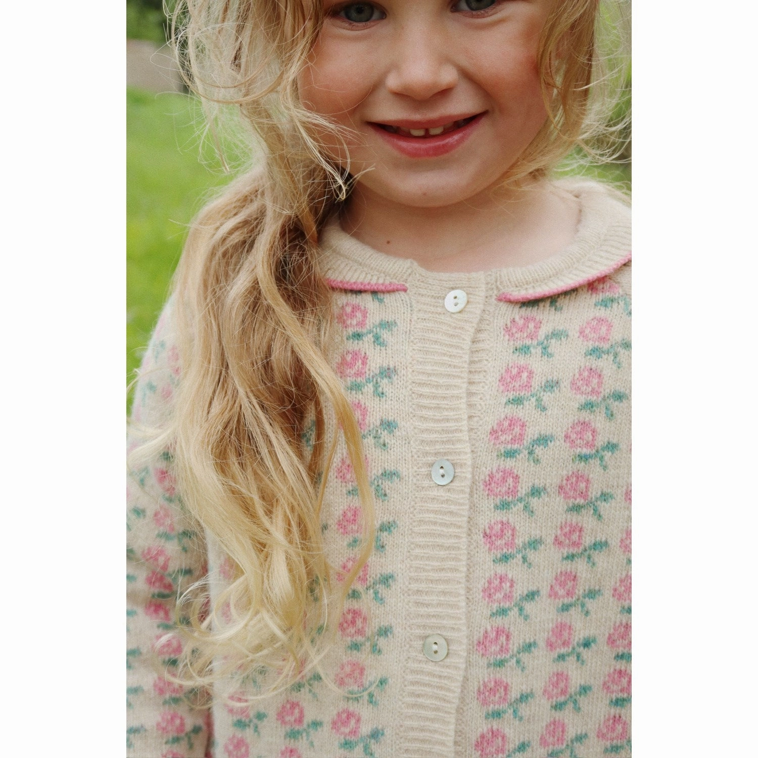 Distinctive Konges Sljd Rose Belou Knit Cardigan