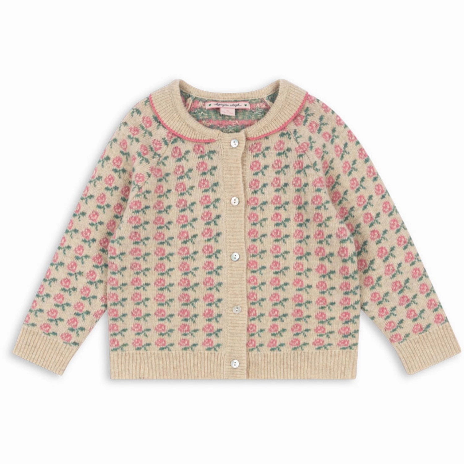 Distinctive Konges Sljd Rose Belou Knit Cardigan Pattern