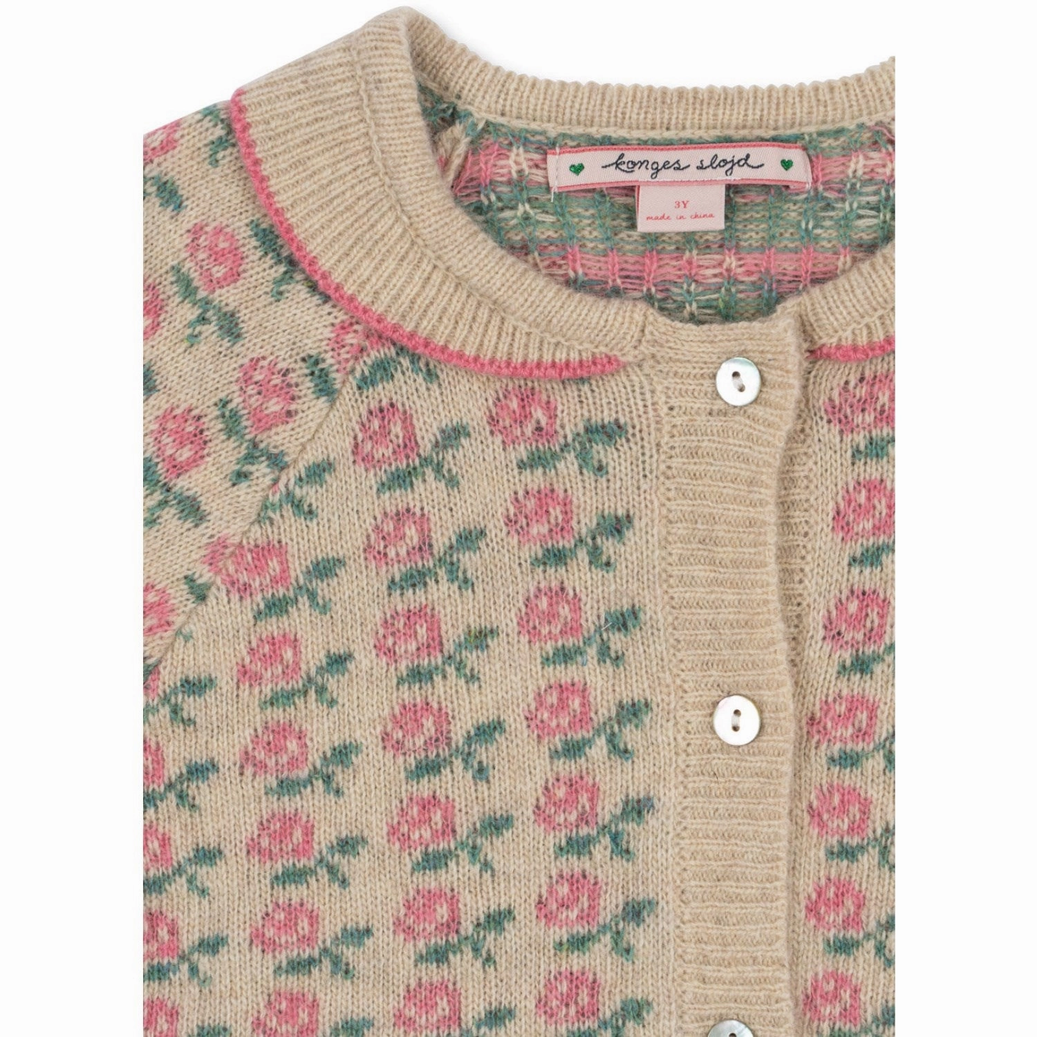 Distinctive Konges Sljd Rose Belou Knit Cardigan