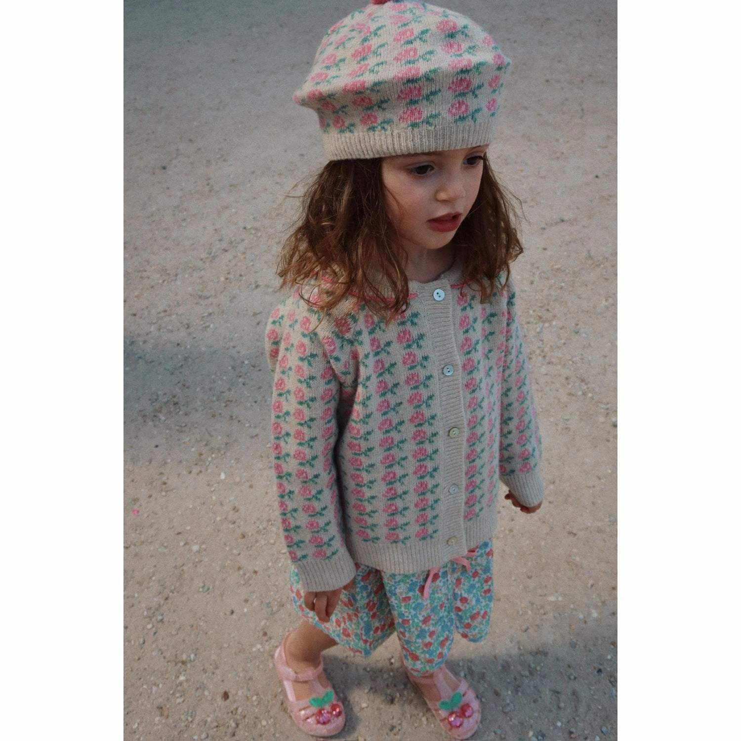 Distinctive Konges Sljd Rose Belou Knit Cardigan
