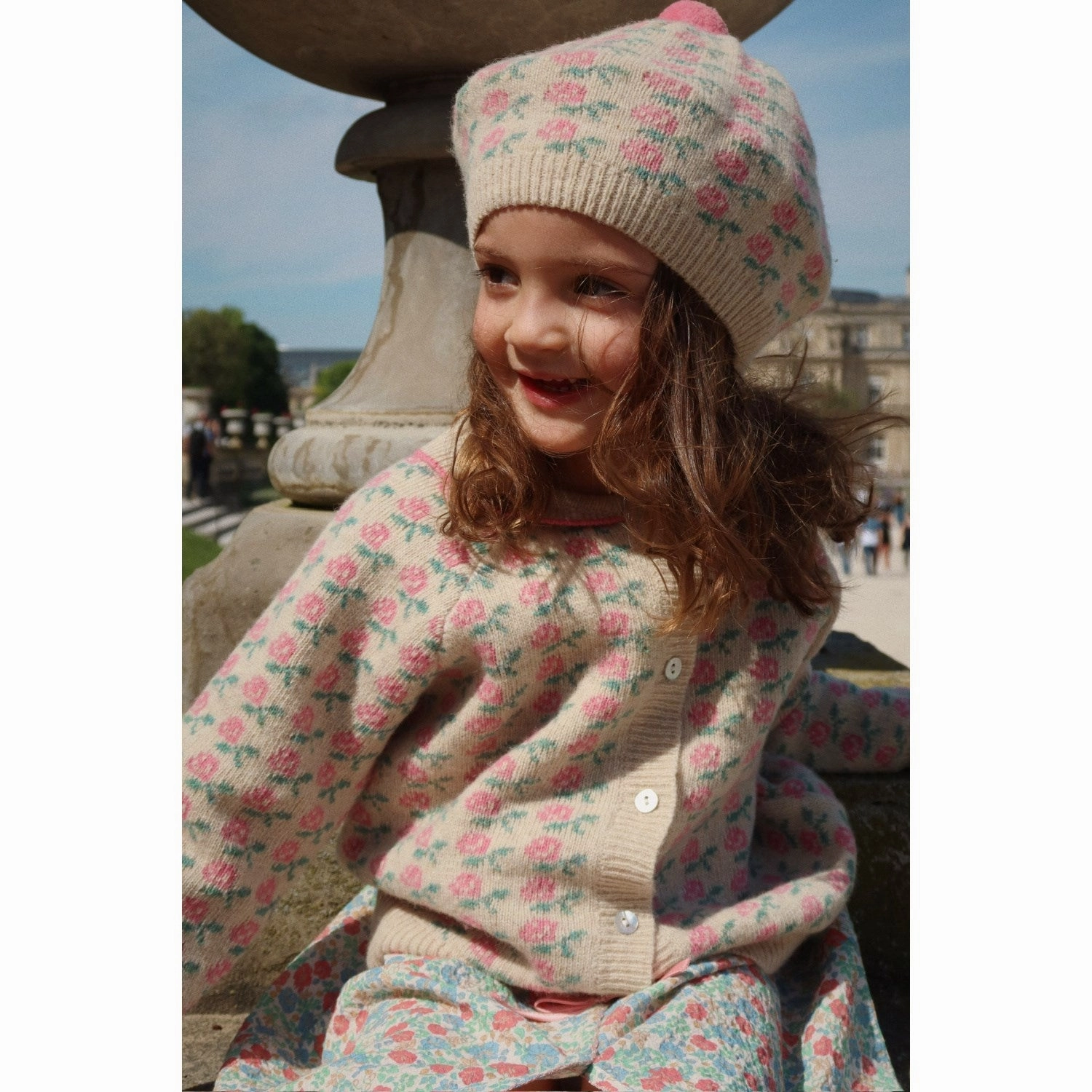 Distinctive Konges Sljd Rose Belou Knit Cardigan