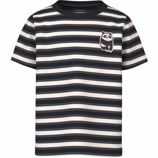 Distinctive Name it Black Dike T-Shirt Cuff