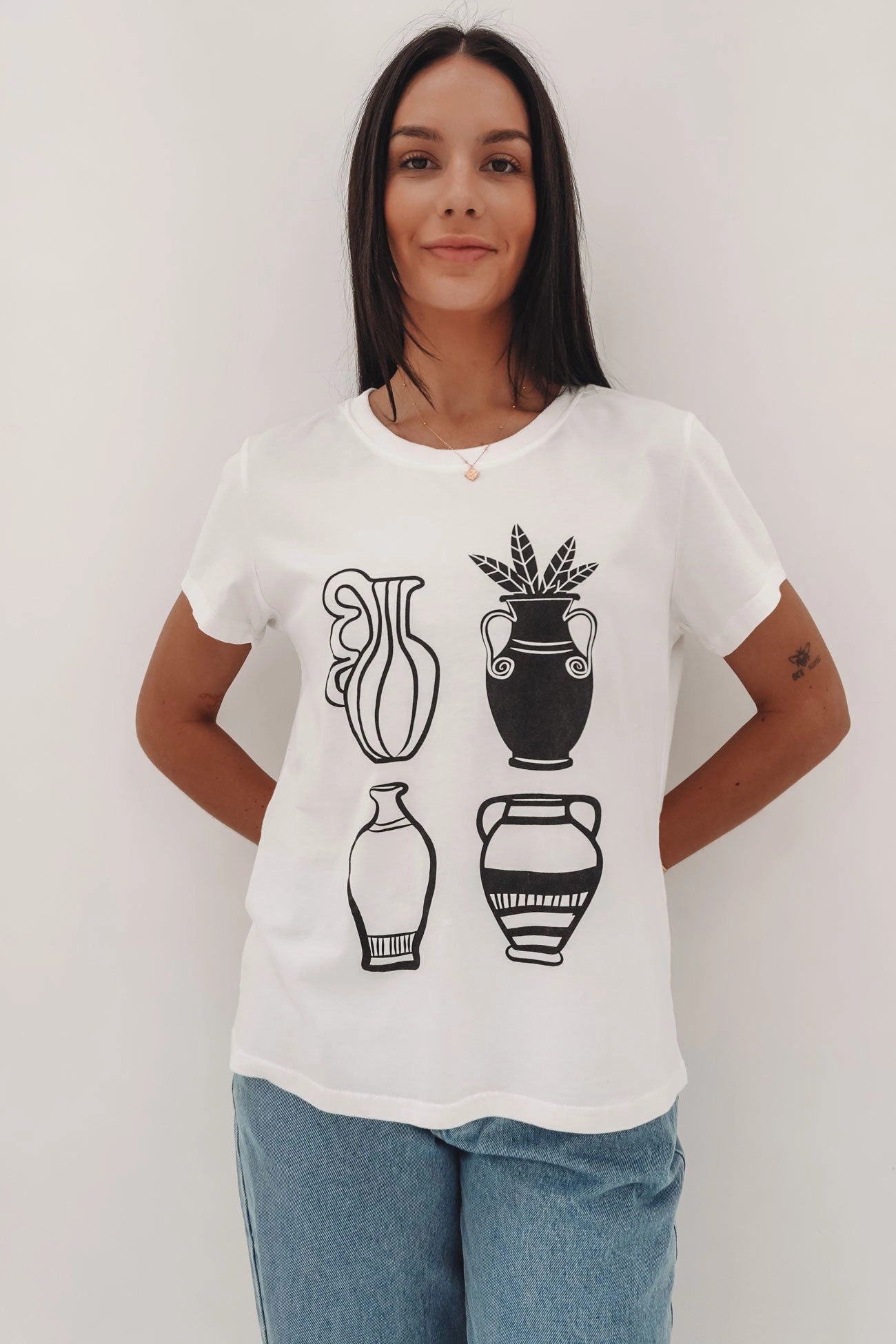 sale t shirts Domani Tee White xiaomi sale