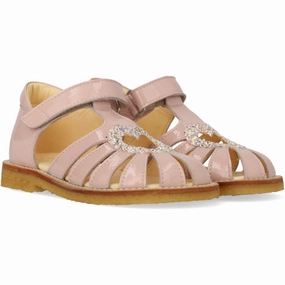 Dress shoes Angulus Rosebud/Rosebud Glitter Hjertesandal Med Glitter Hjerte Water shoes