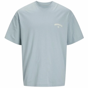Durable Jack & Jones Junior Gray Mist Jorsantorini Back T-Shirt Lavish