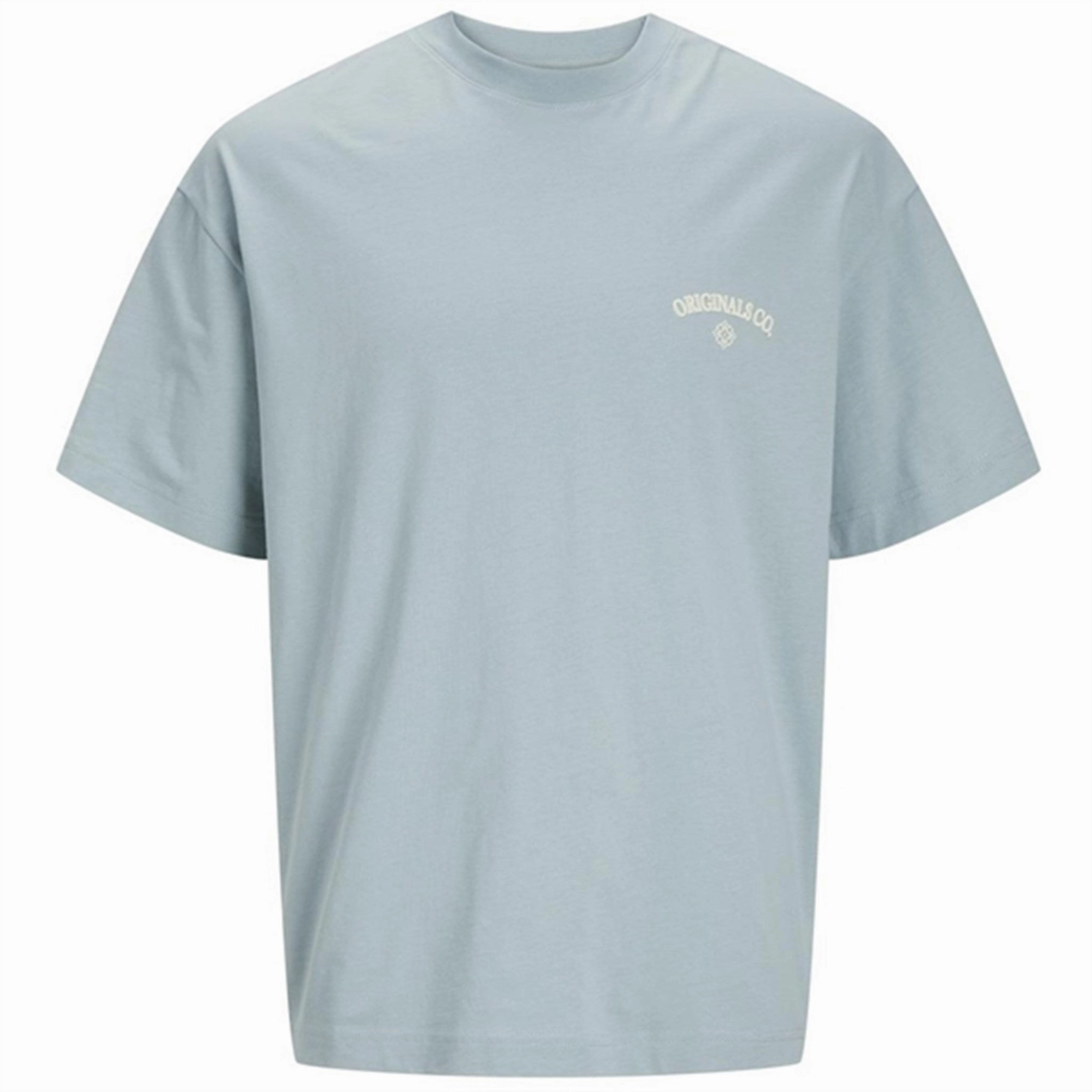 Legendary Jack & Jones Junior Gray Mist Jorsantorini Back T-Shirt Treasure