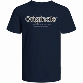 Durable Jack & Jones Junior Navy Blazer/Yellow Lakewood Branding T-Shirt Prized