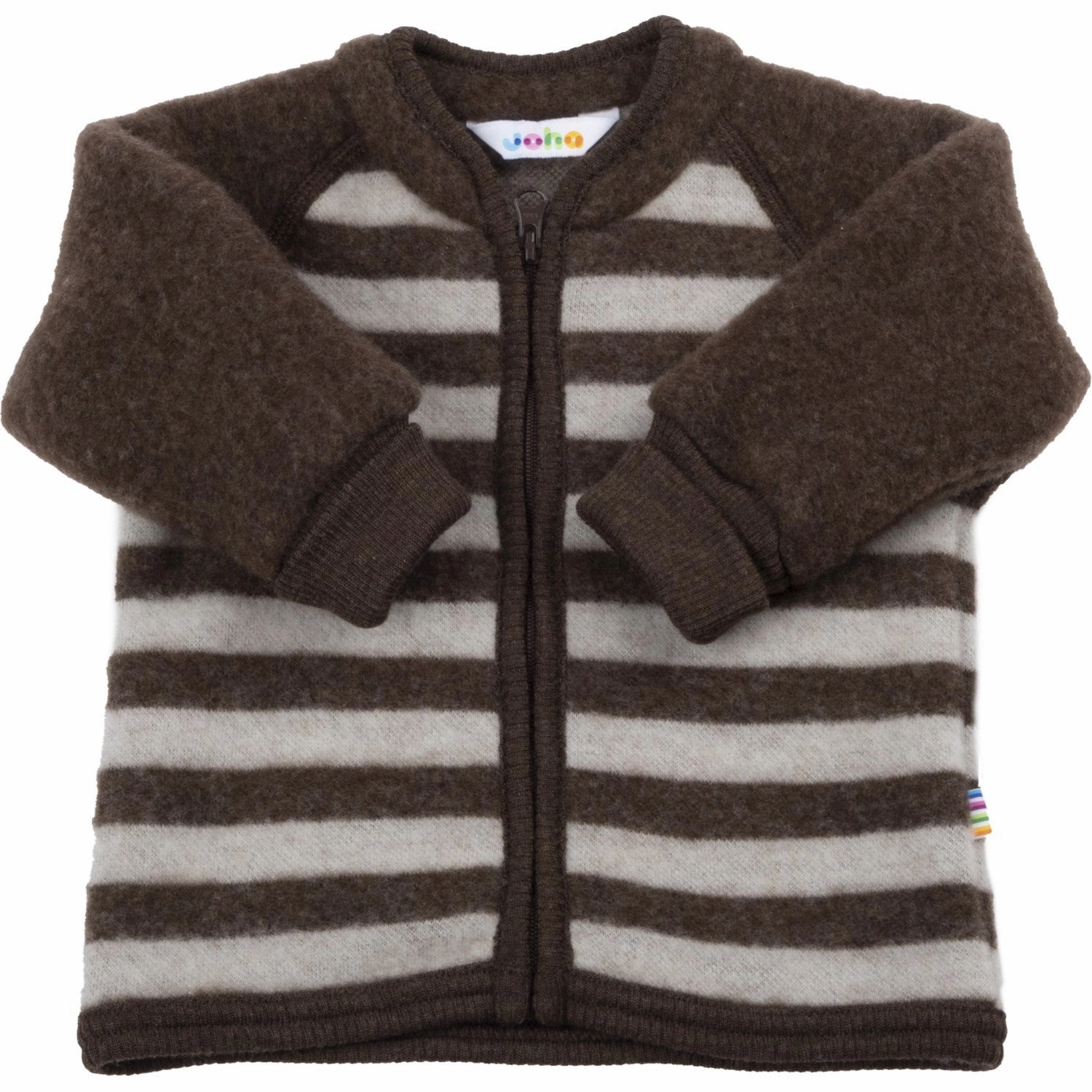 Durable Joha Wool Brown Cardigan Durable