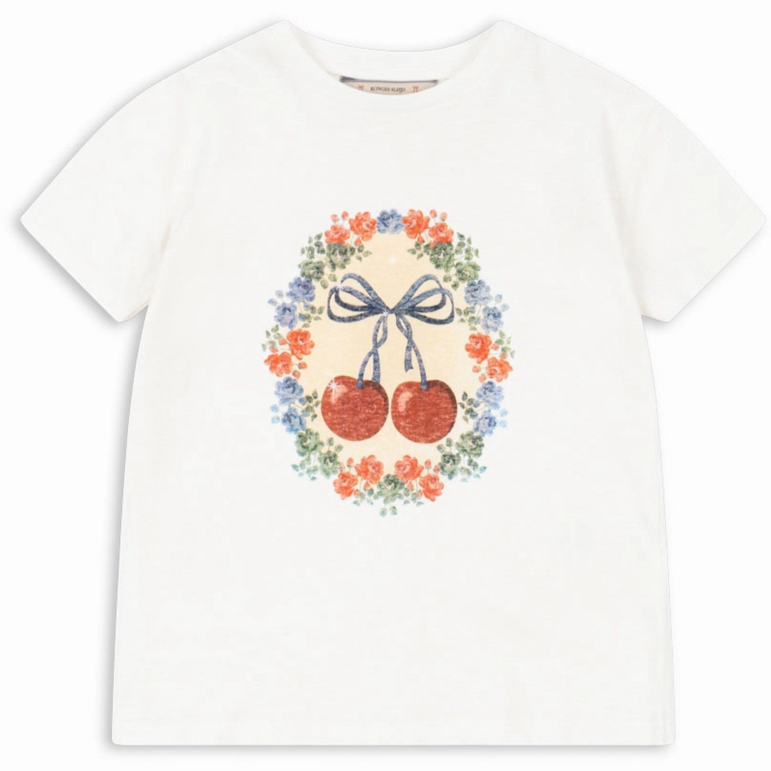 Durable Konges Sljd Cherry Bow Era Tee Ocs Fitted