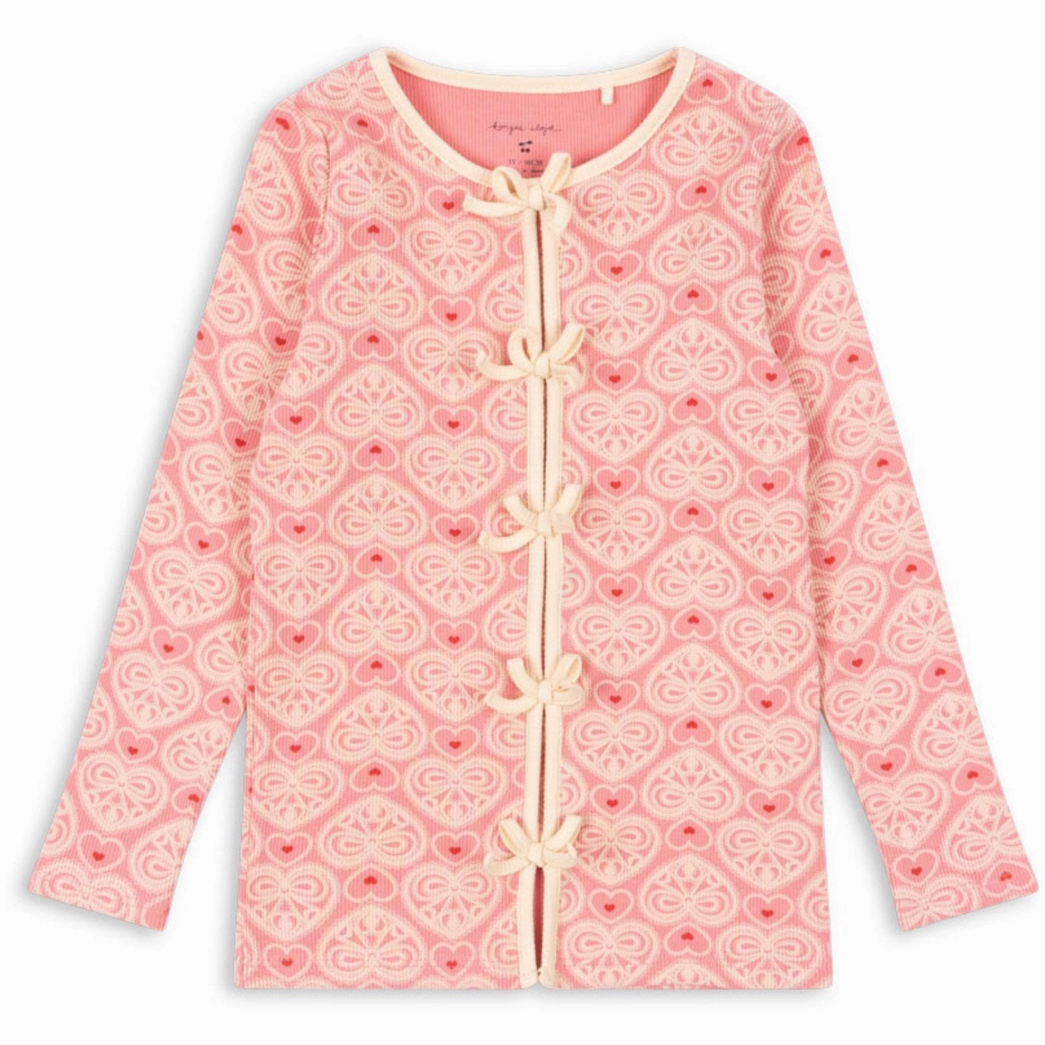 Durable Konges Sljd Lacy Rose Ella Ls Tee Gots Stretchy