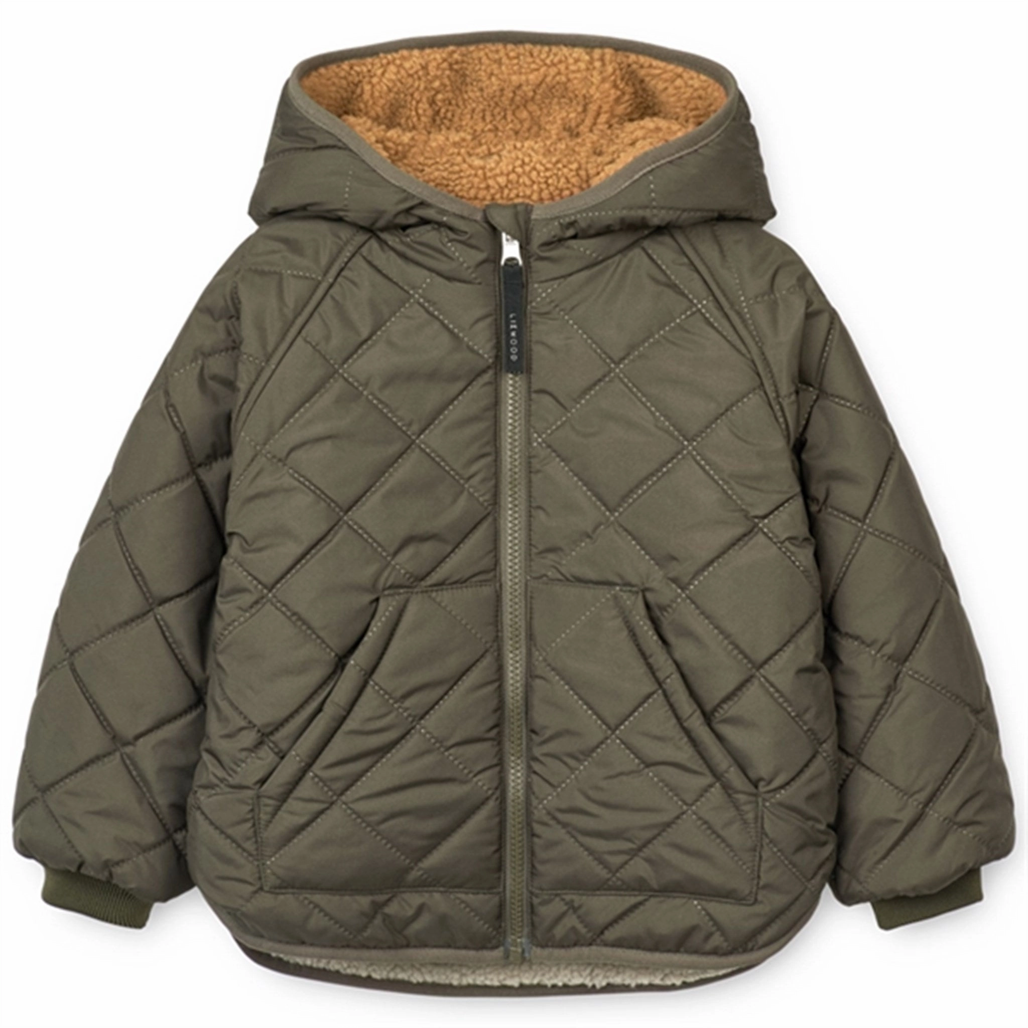 Durable Liewood Jackson Reversible Thermo Jacket Army Brown Mix Captivating