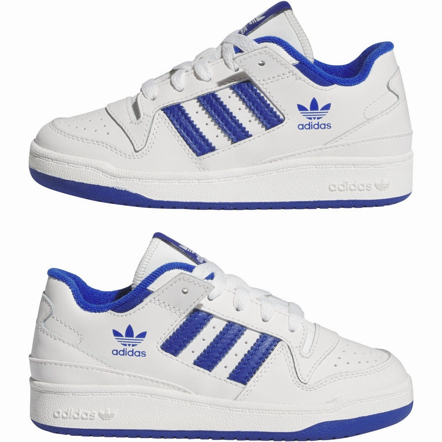 Durable shoes adidas Originals Core White/Team Royal Blue/Core White Forum Low Cl C Sneakers