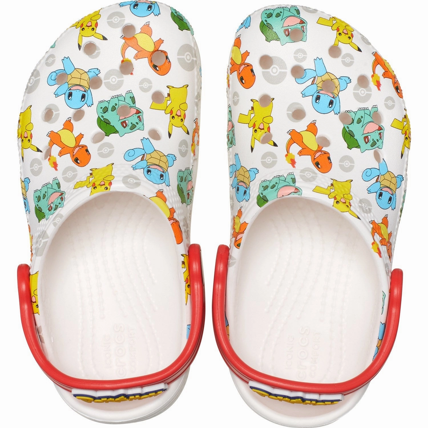 Durable shoes Crocs White/Multi Classic Pokemon Clog