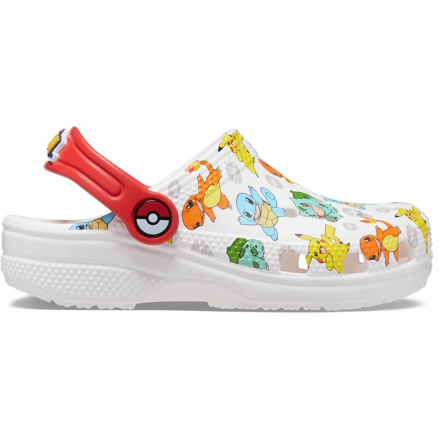 Durable shoes Crocs White/Multi Classic Pokemon Clog