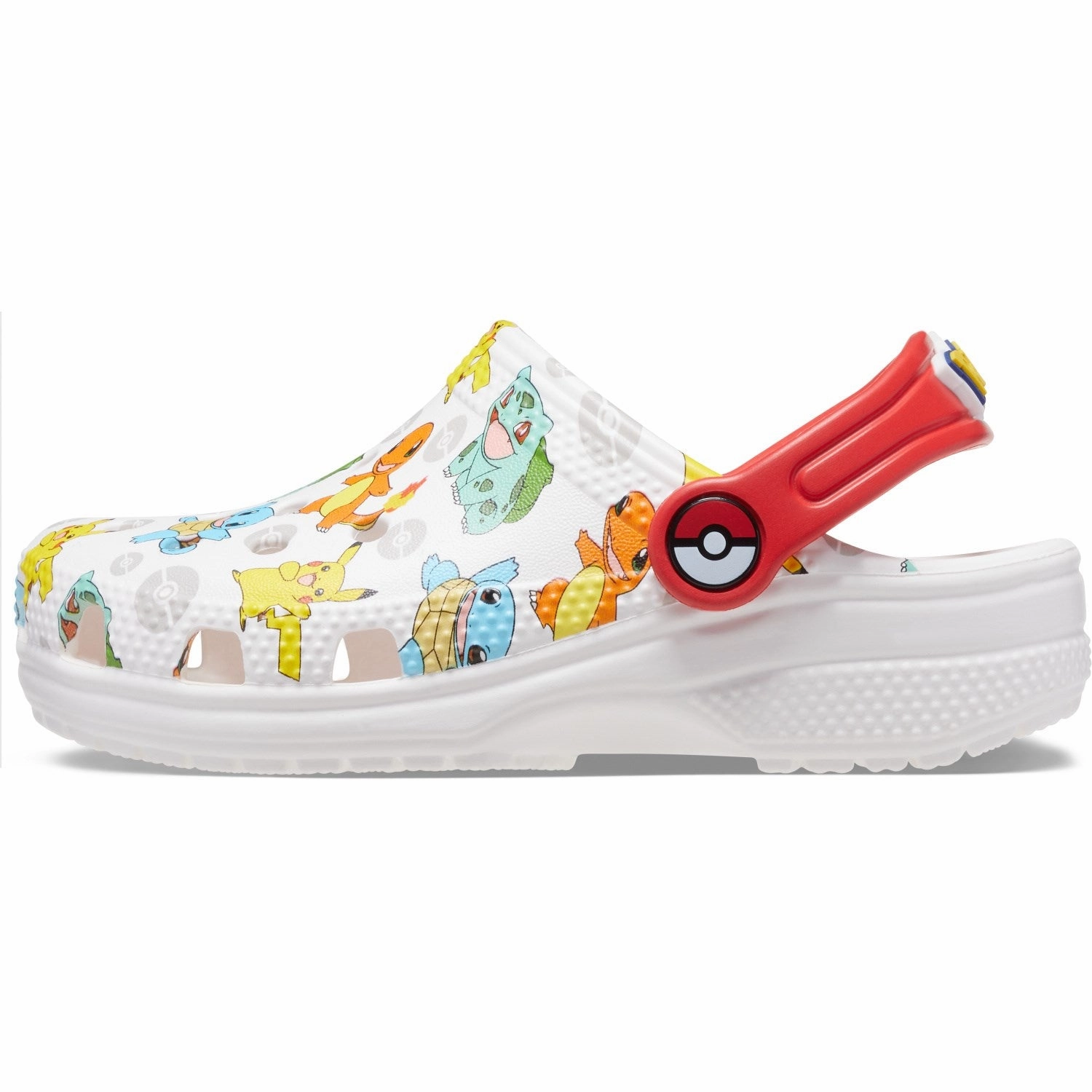 Durable shoes Crocs White/Multi Classic Pokemon Clog