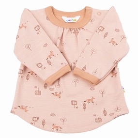 Edgy Joha Peach Blouse Formal
