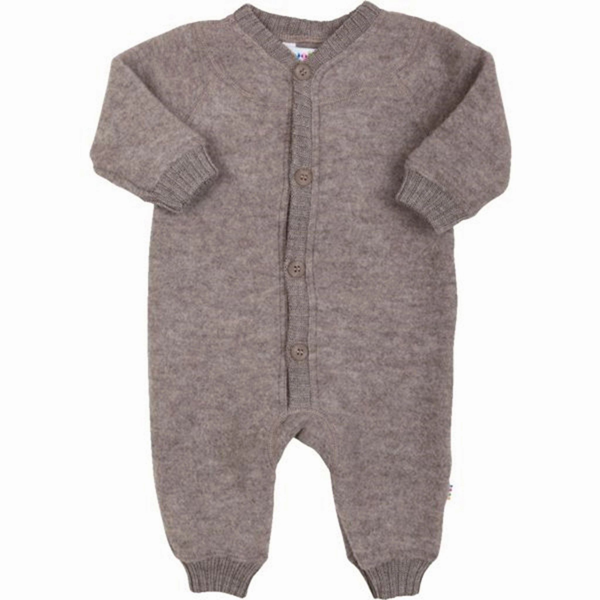 Edgy Joha Sesame Melange Wool Jumpsuit Long-lasting