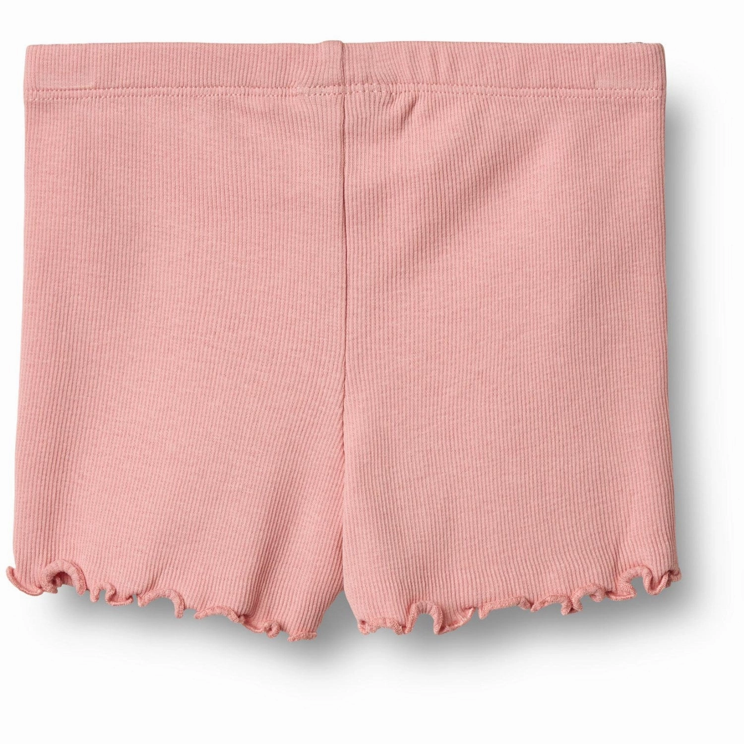 Edgy Wheat Rose Rib Shorts Sine
