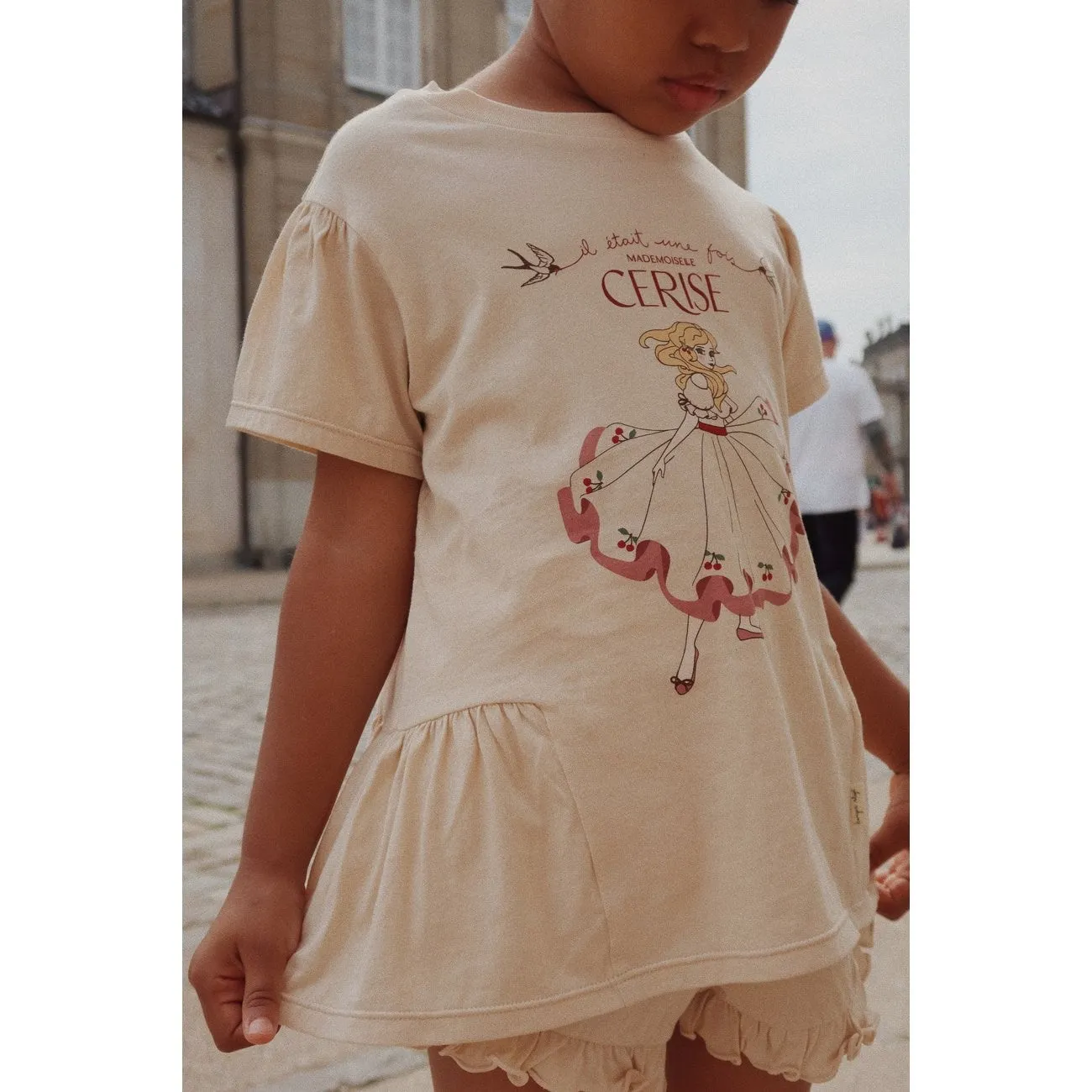 Effortless Konges Sljd Smoke Gray Famo Frill Set