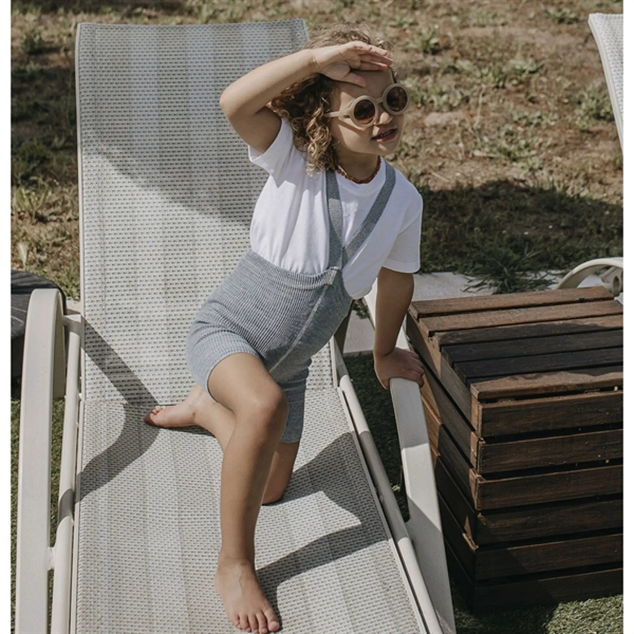 Effortless Silly Silas Shorty Tights Marshmallow Sky